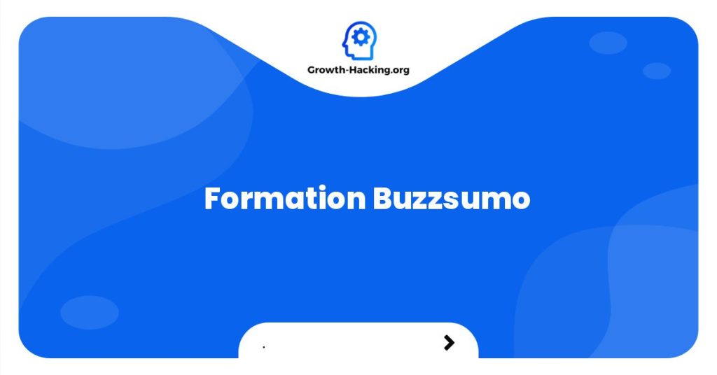 Formation Buzzsumo