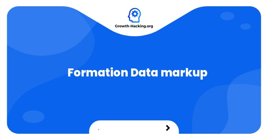 Formation Data markup