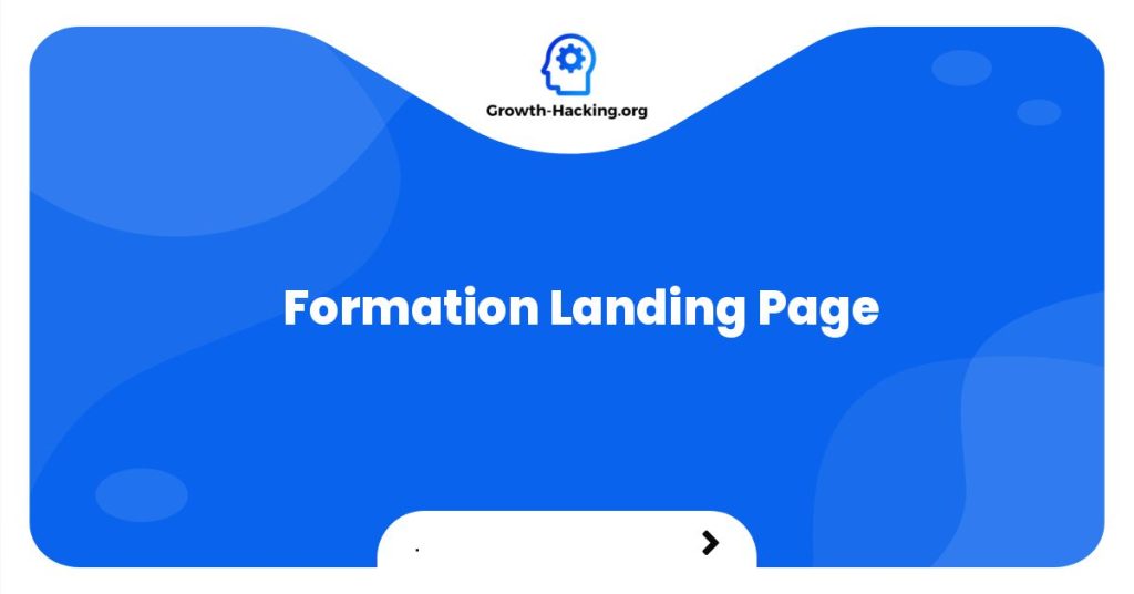 Formation Landing Page