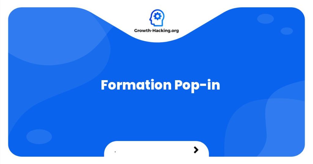 Formation Pop-in