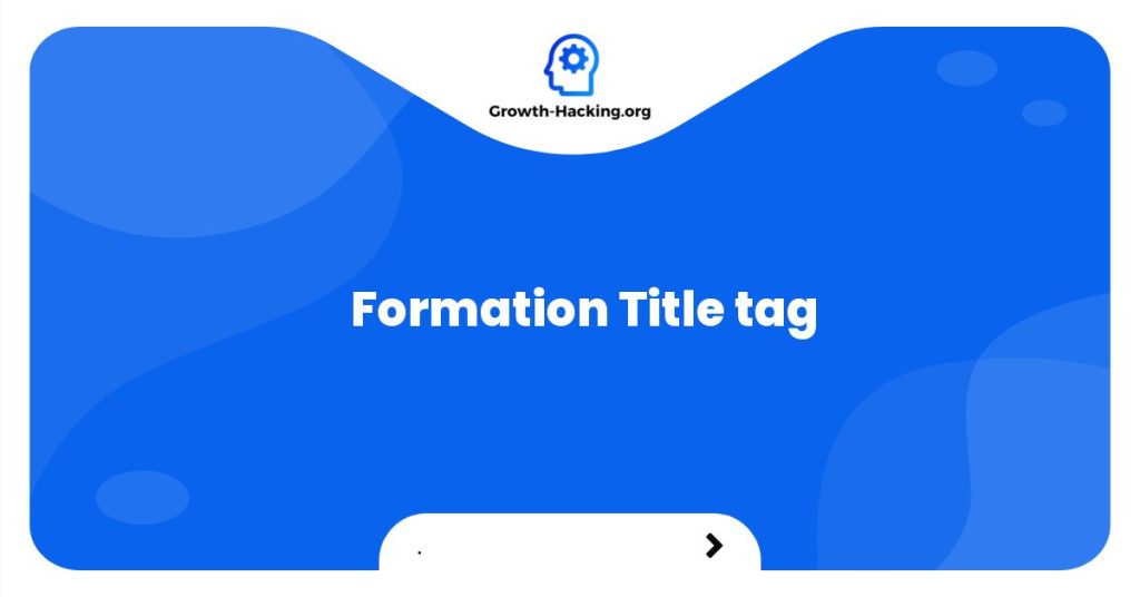 Formation Title tag