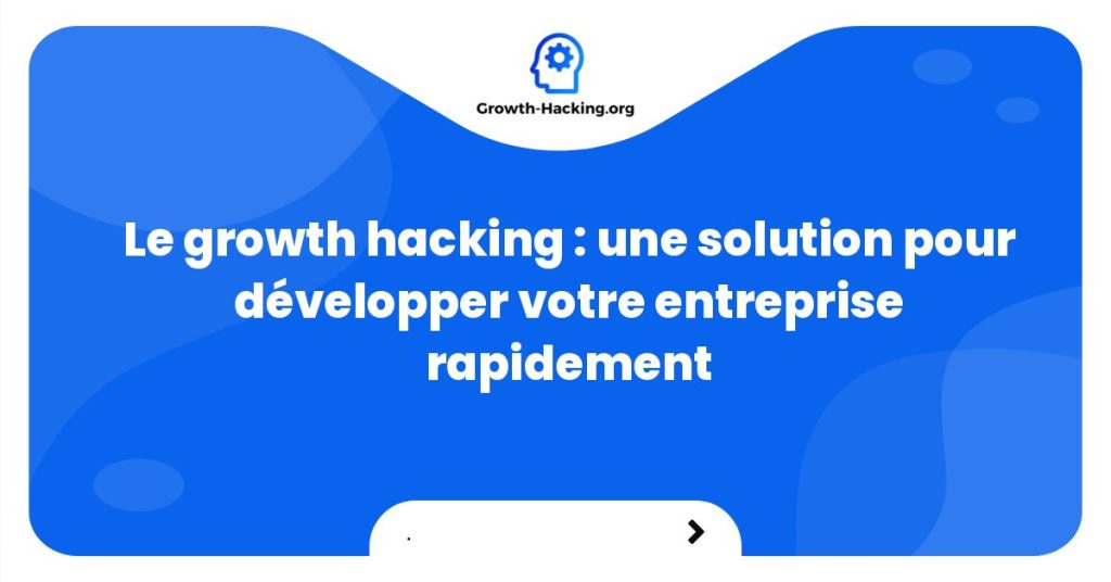 Le growth hacking : une solution pour développer votre entreprise rapidement